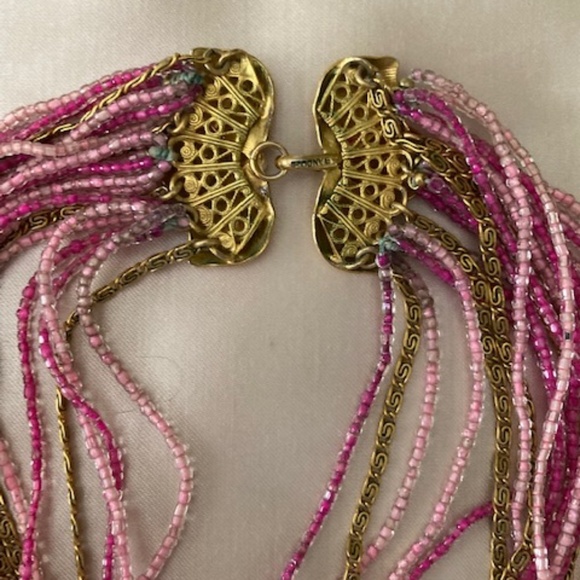 1940's Sandor Multi Strand Bead Necklace - Picture 8 of 12